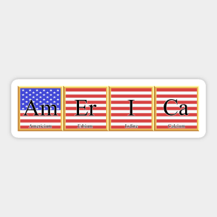 United States of America - Elements Sticker